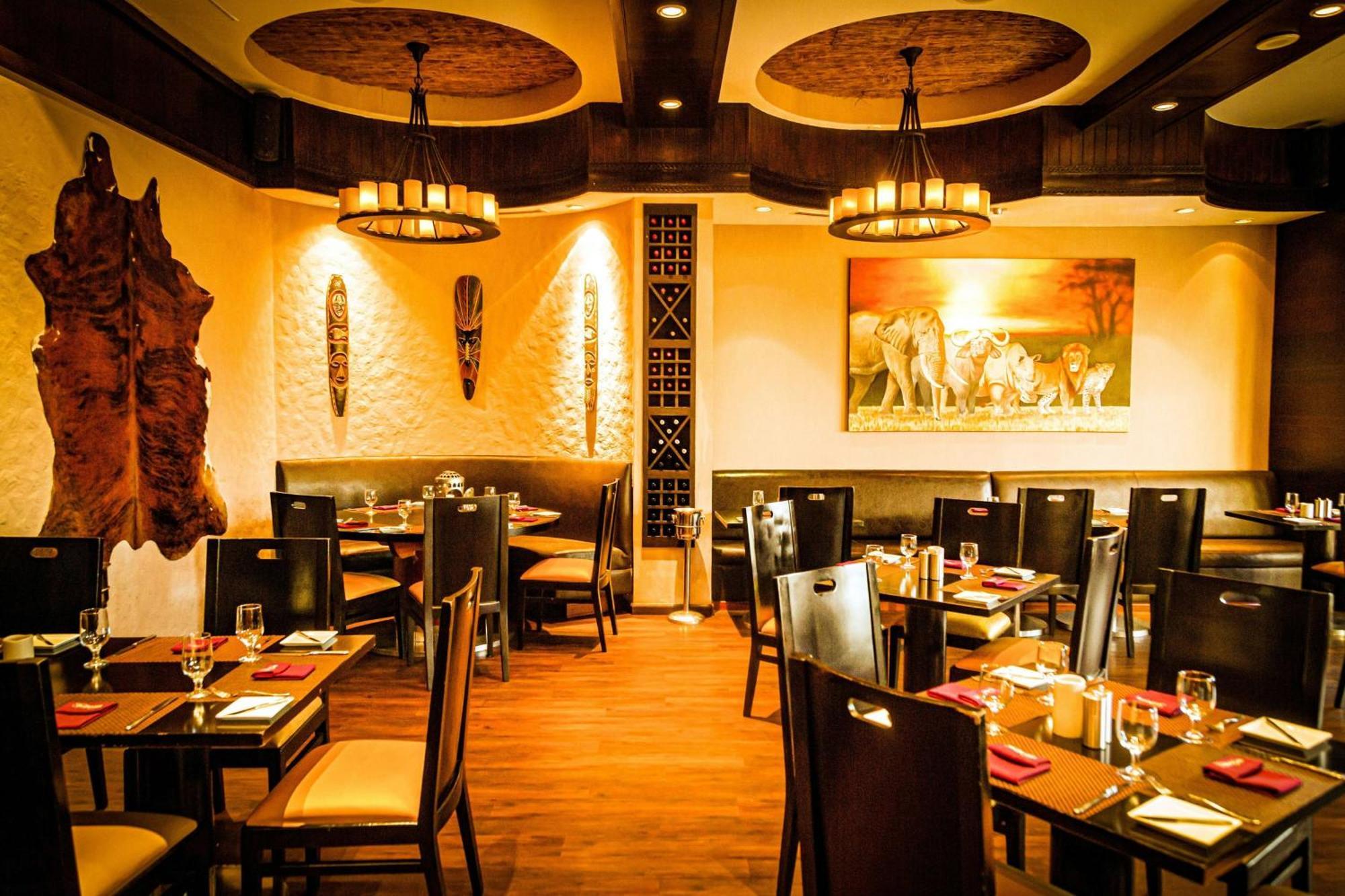 Al Habtoor Grand Resort, Autograph Collection Dubai Luaran gambar Interior of the restaurant
